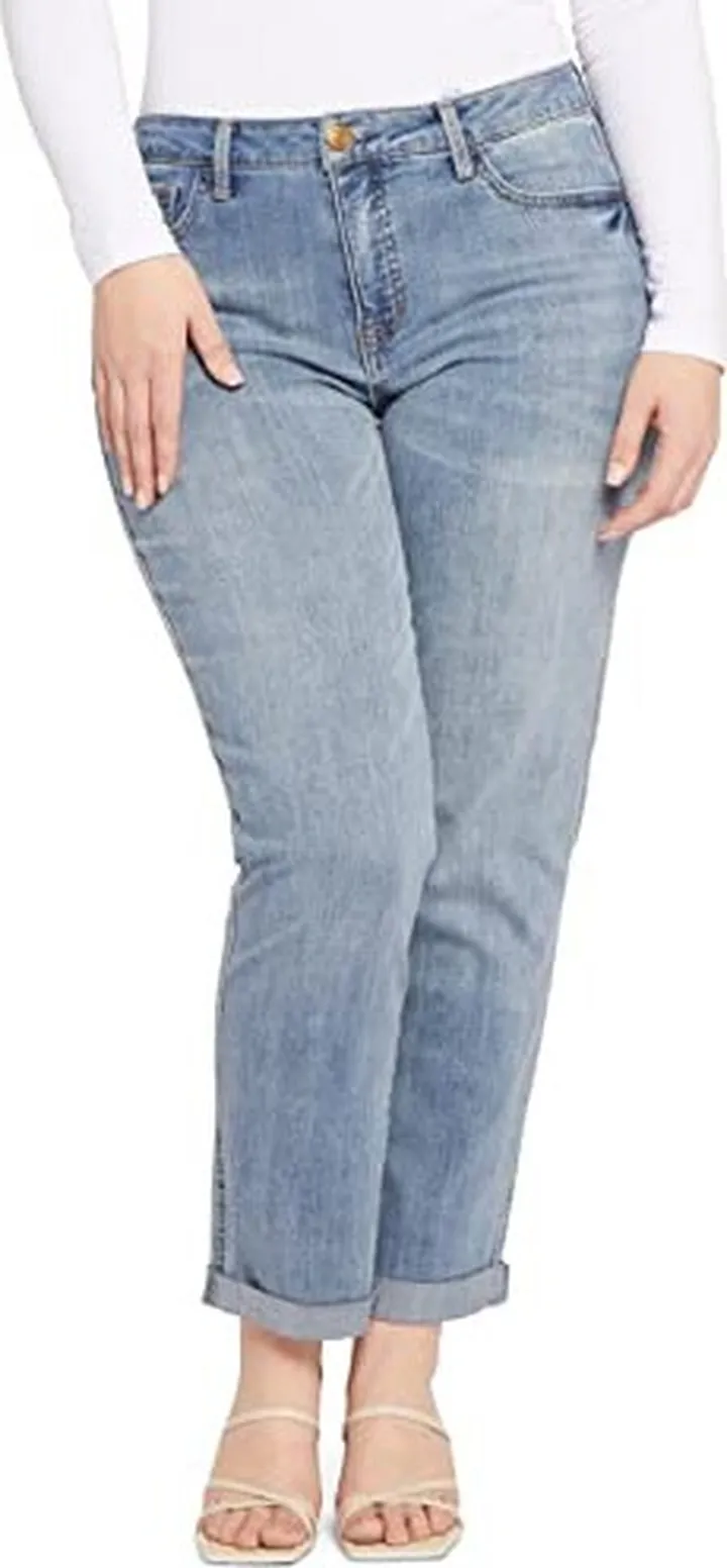 Seven7 Women's Misses High Rise Boyfriend Jean