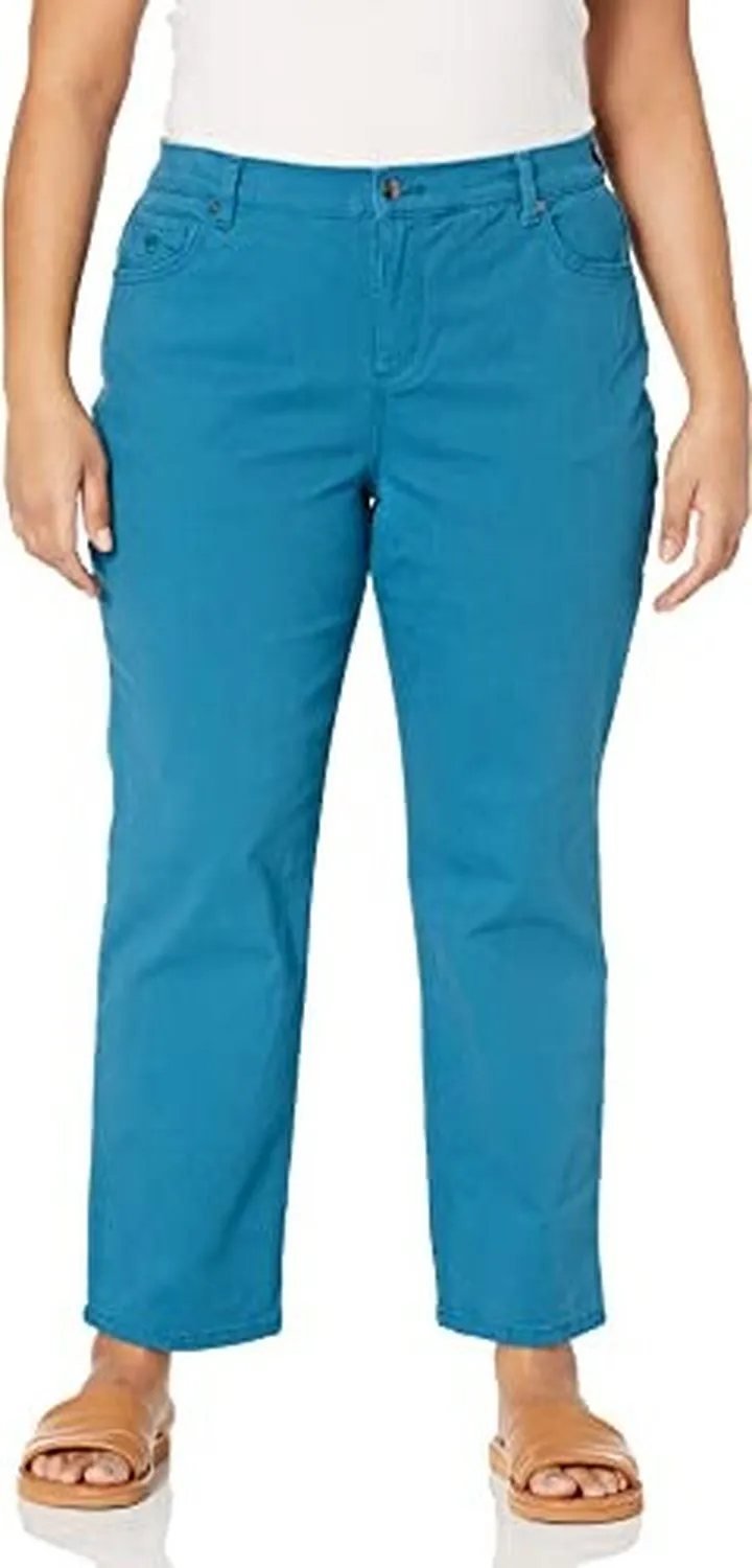 Gloria Vanderbilt Women's Plus Size Amanda Classic High Rise Tapered Jean