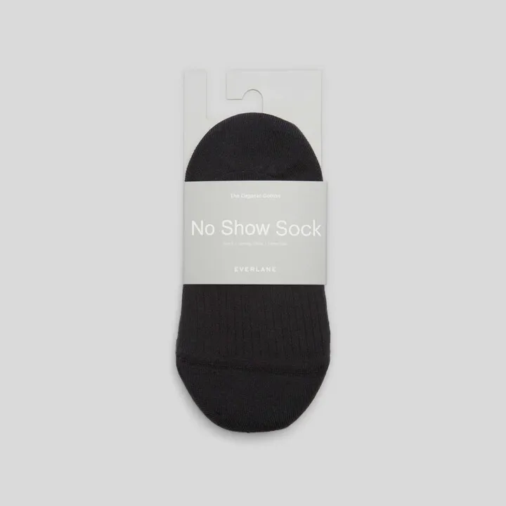 The Organic Cotton No-Show Sock 3-Pack