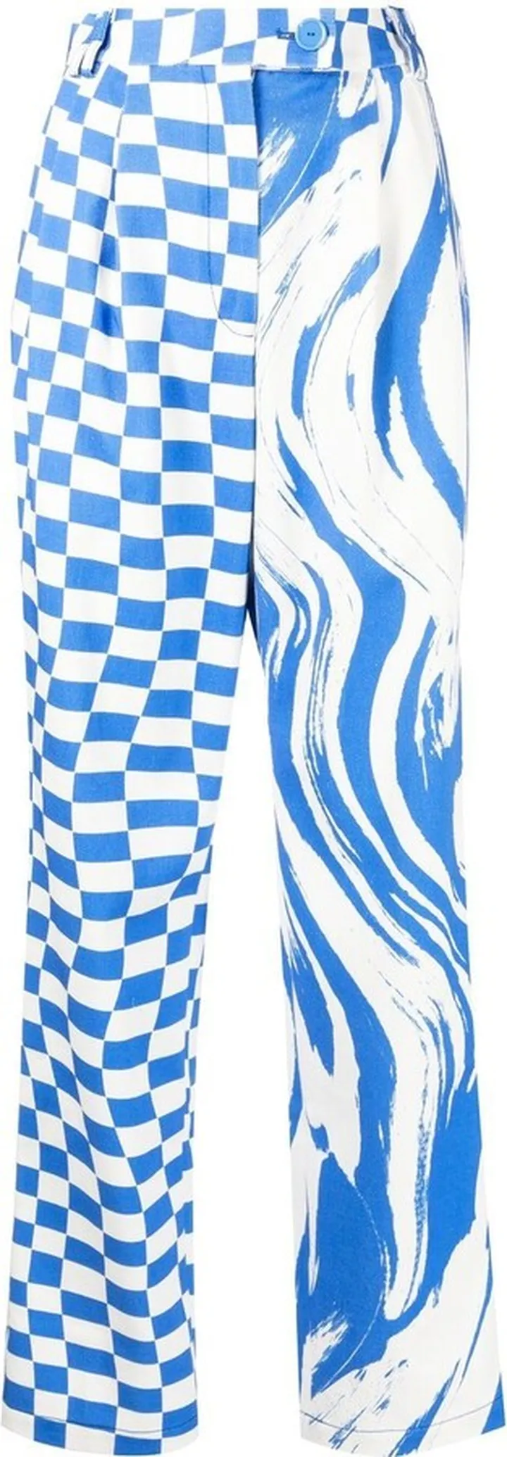 Multi-Print High Rise Trousers