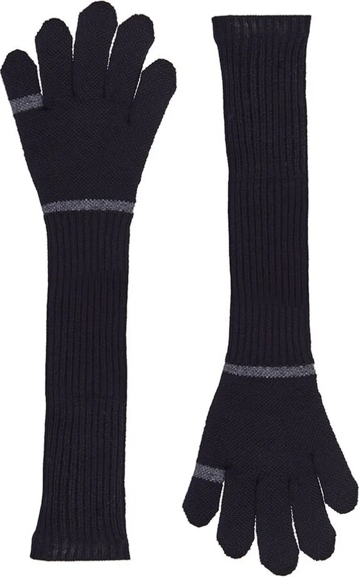Sacai Rib-Knit Gloves