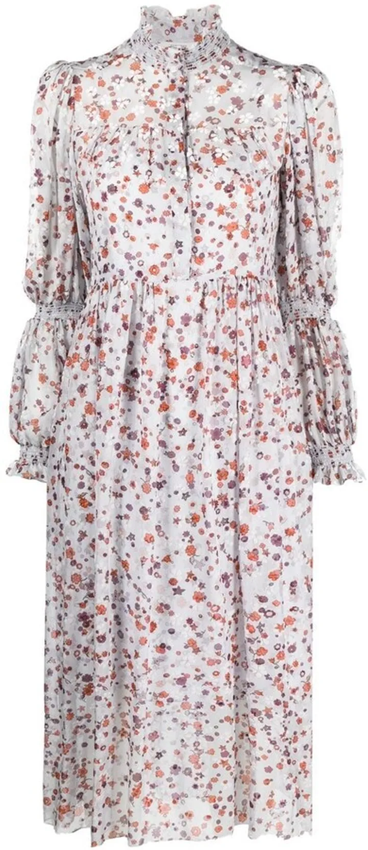 Printed Midi Dress