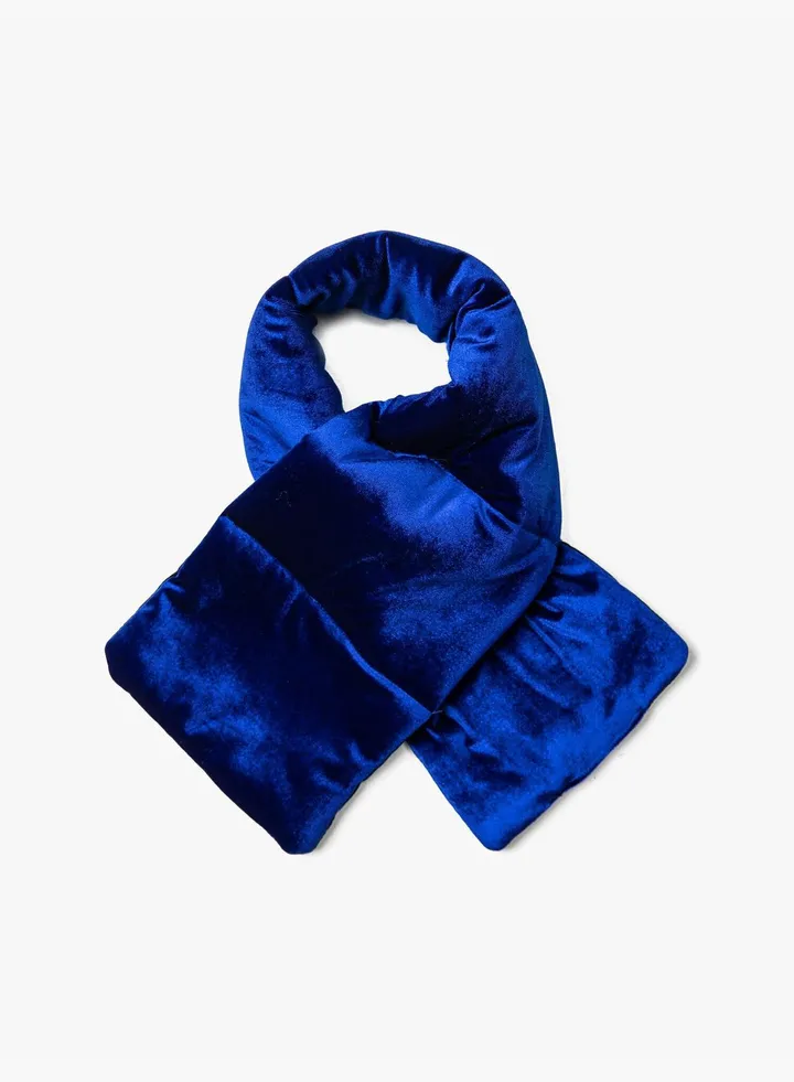 Puffer Velvet Scarf