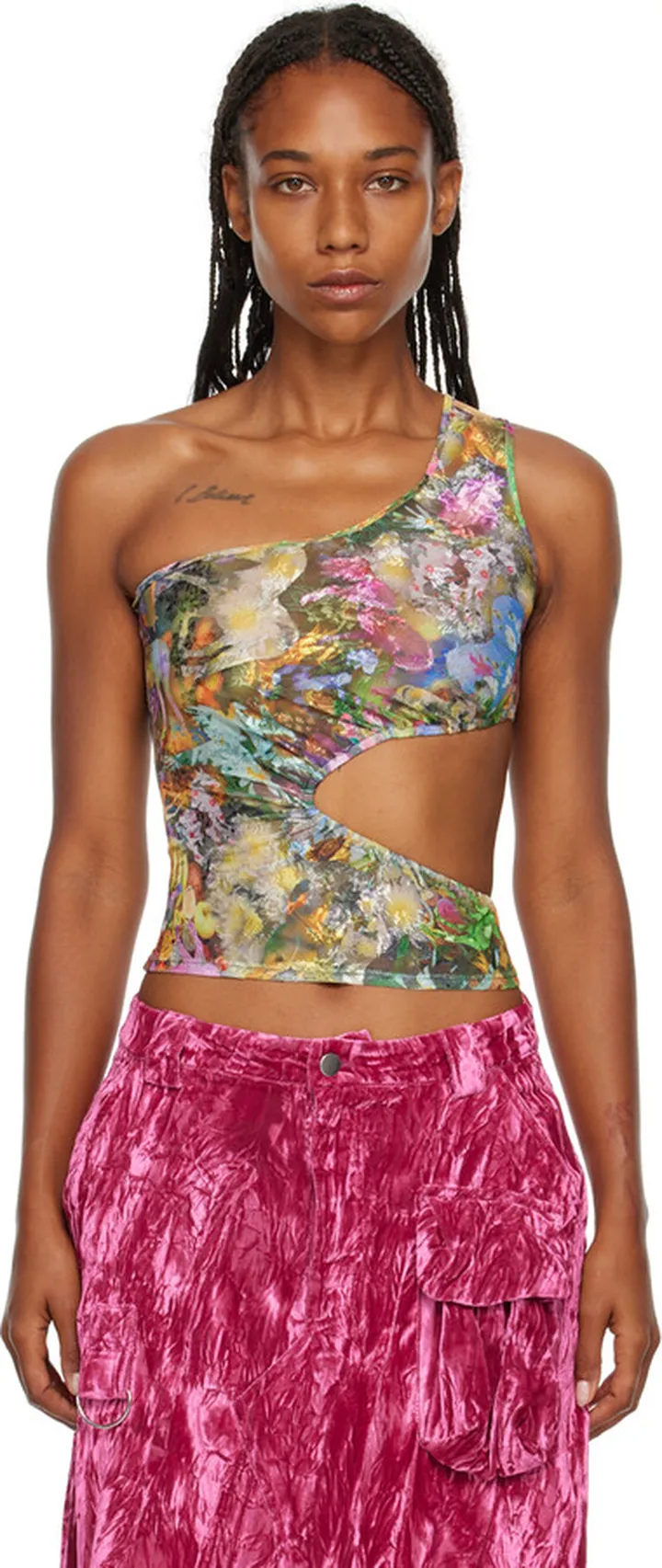 Collina Strada Multicolor Deadstock Caterpillar Camisole