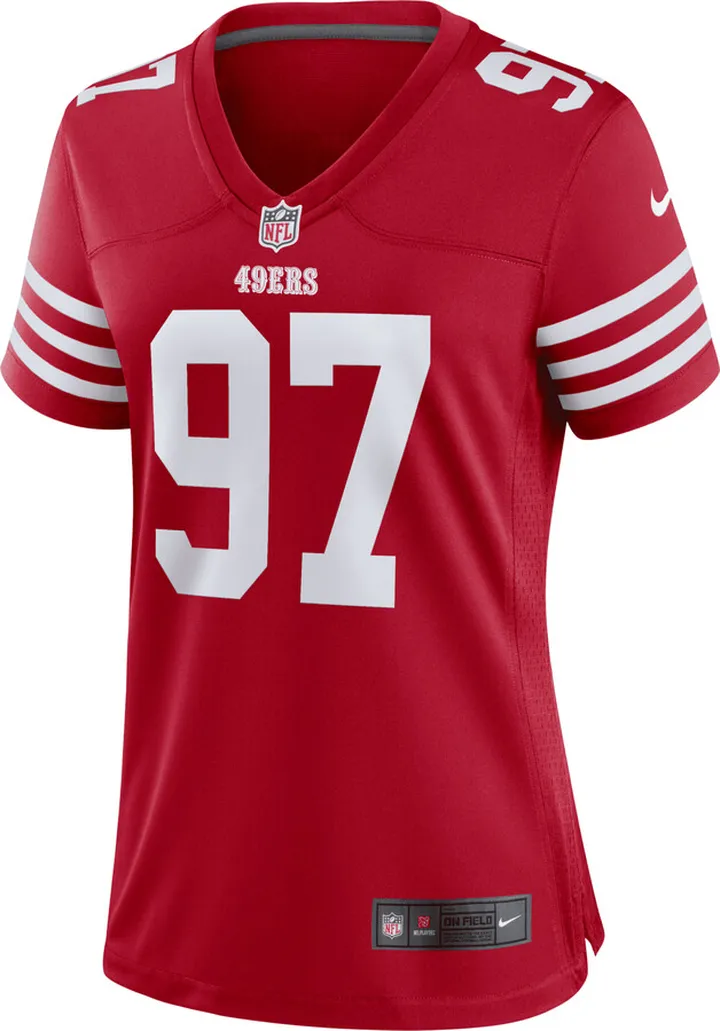 Nike Women's NFL San Francisco 49ers (Nick Bosa) Game Football Jersey in Red