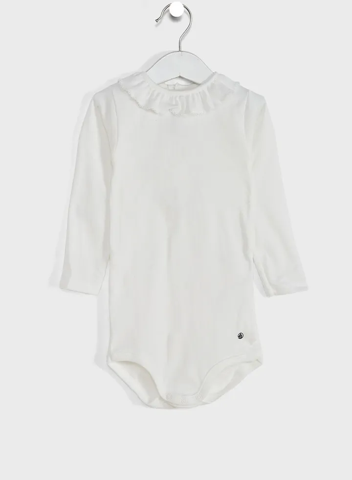 Infant Ruffle Collar Bodysuit