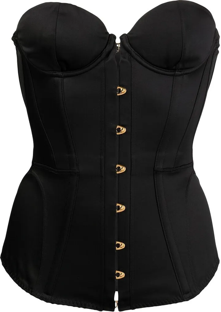 Black Mercy Satin Corset