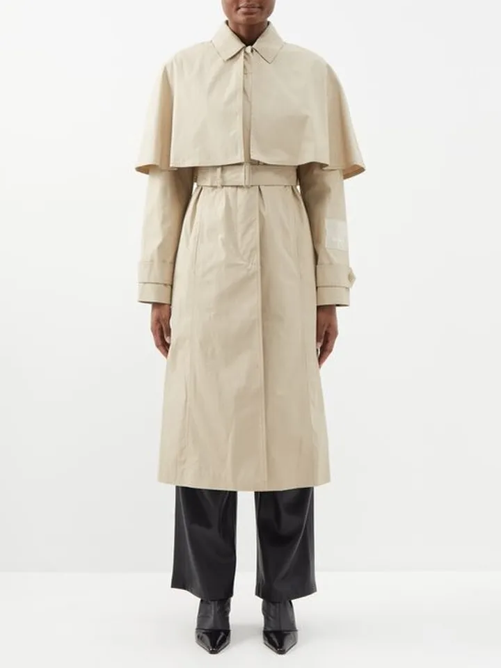 Olibas Belted Trench Coat