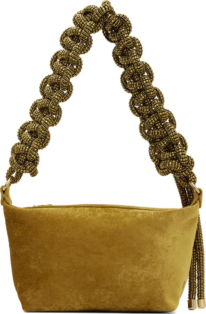 KARA Yellow Crystal Cobra Bag