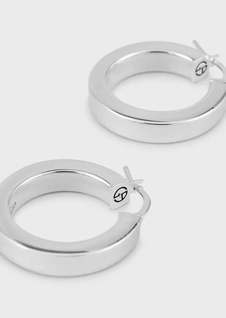 925 Sterling silver hoop earrings
