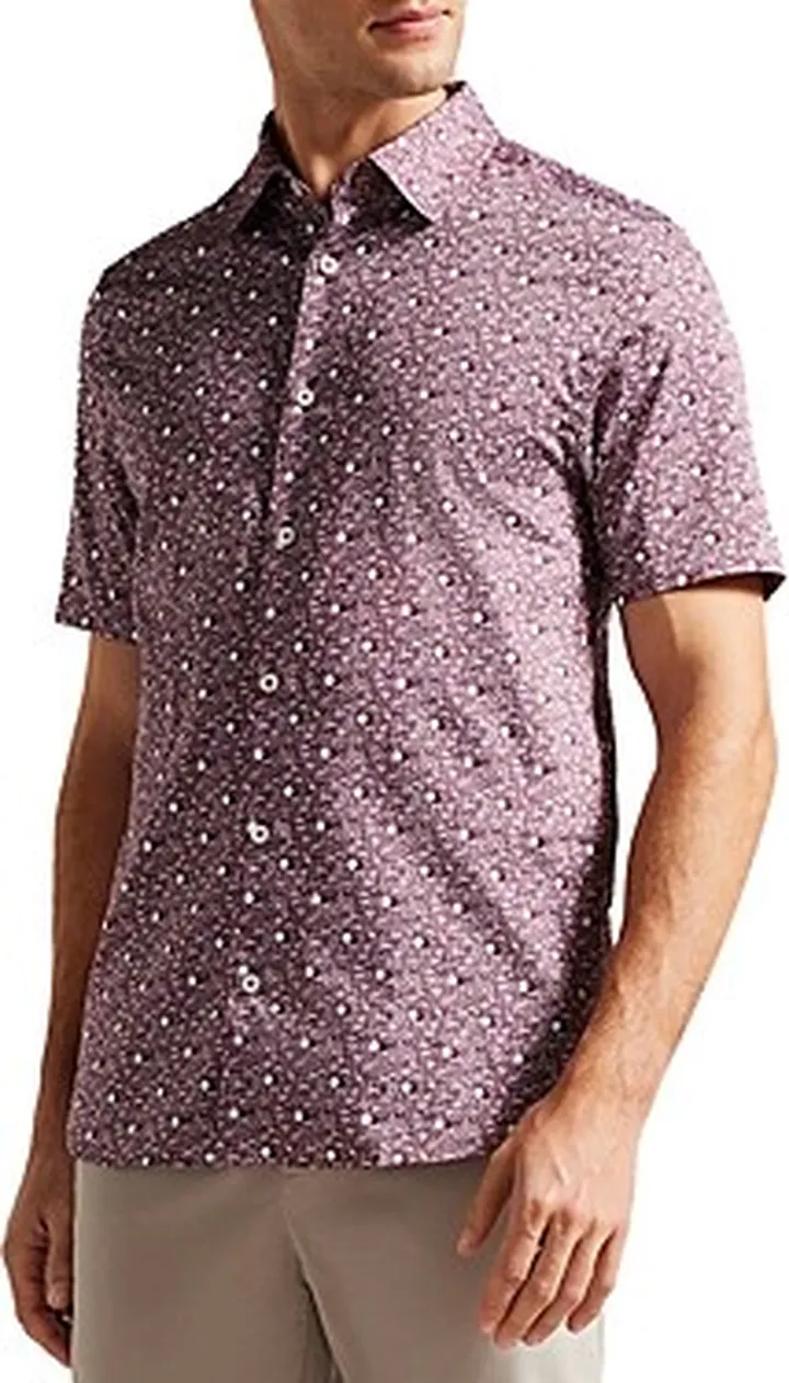 Ted Baker Macsho Spot Print Shirt