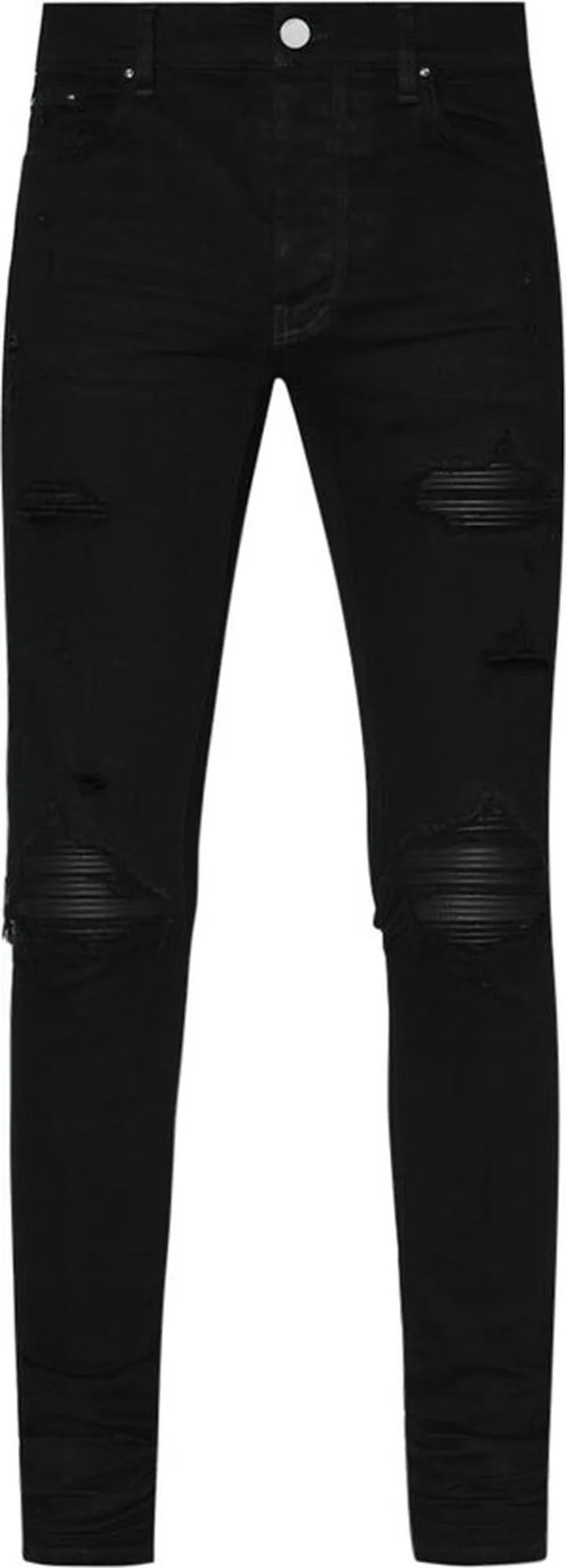 Amiri Mx1 Distressed Tapered Leg Jeans
