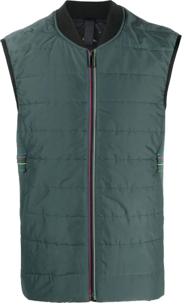 Quilted Zip-Up Gilet