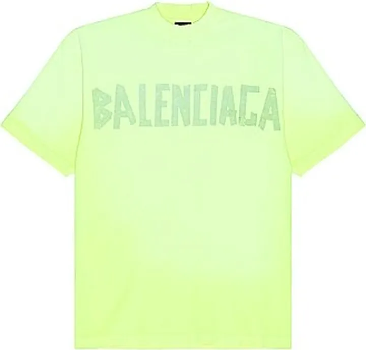 Balenciaga Medium Fit T-shirt in Yellow