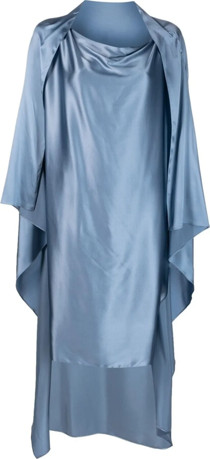 Cape-Design Midi Dress
