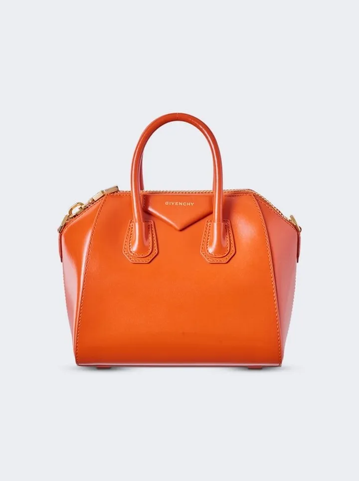Mini Antigona Bag Dark Orange