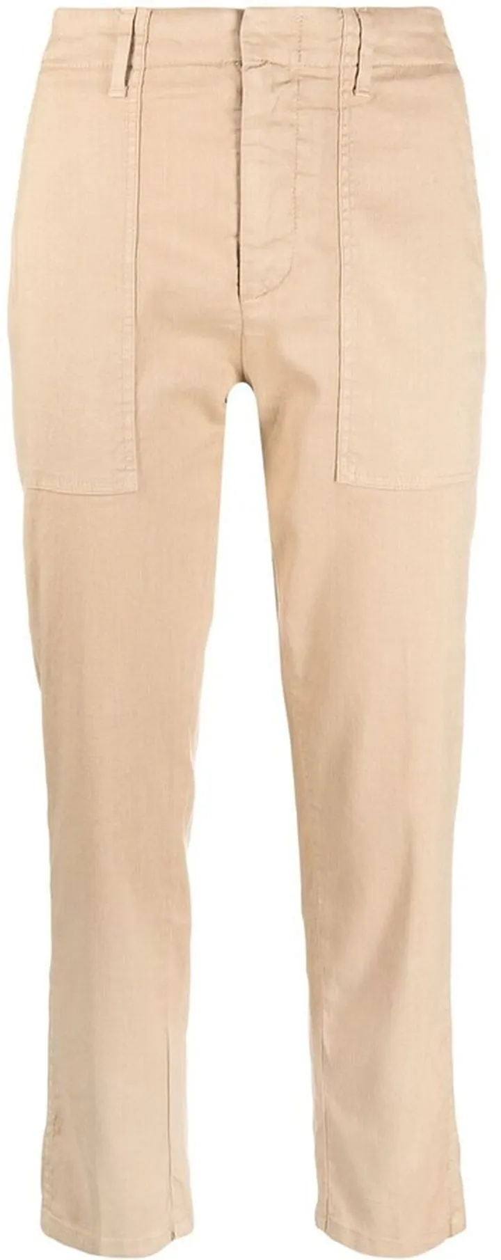 Cropped Straight-Leg Trousers