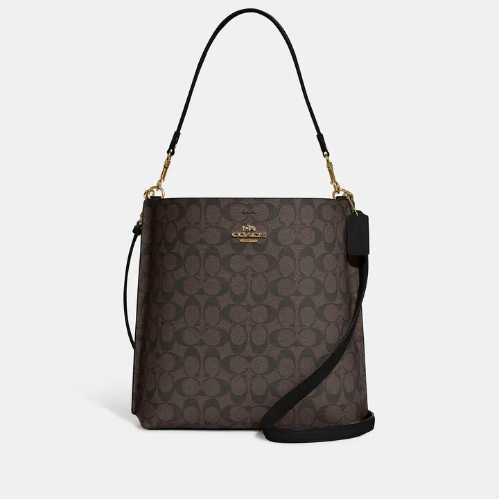 Mollie Bucket Bag In Signature Canvas
