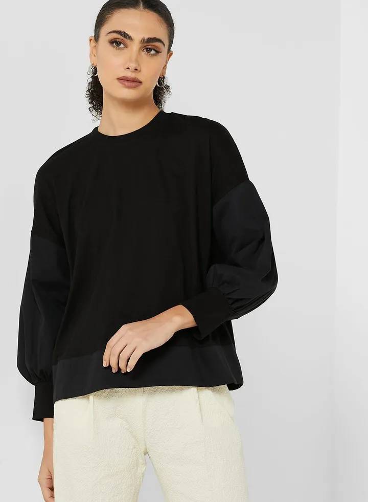 Balloon Sleeve Top