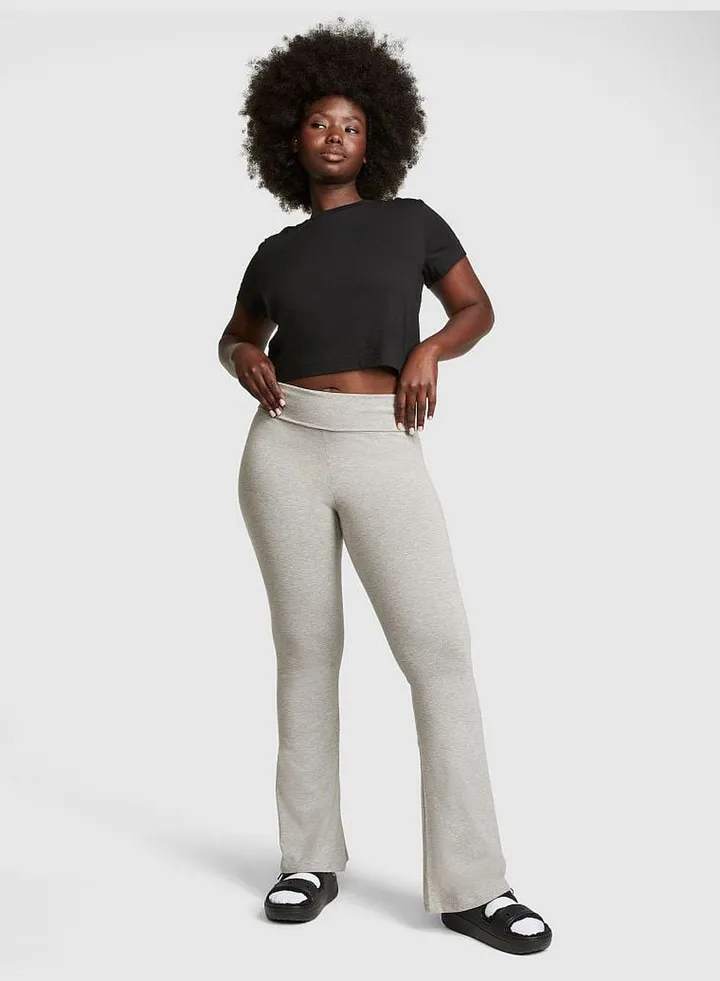 Cotton Foldover Flare