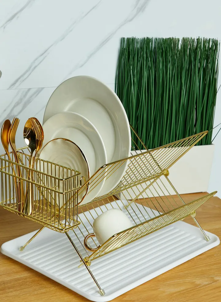 Gold Plated Dish Rack