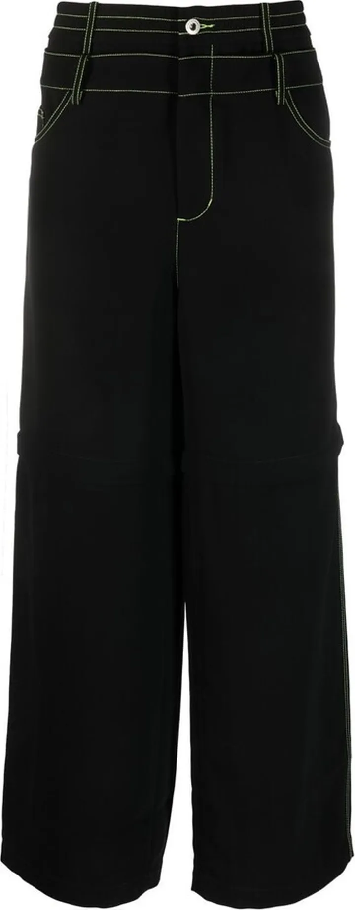Low-Rise Wide-Leg Trousers