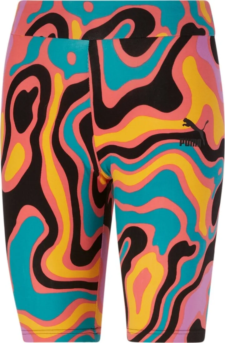 Puma Women's Lava Printed Bike Shorts