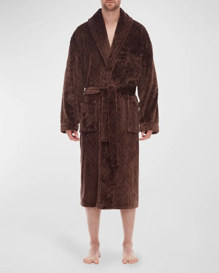 Men's Crossroads Jacquard Shawl Robe
