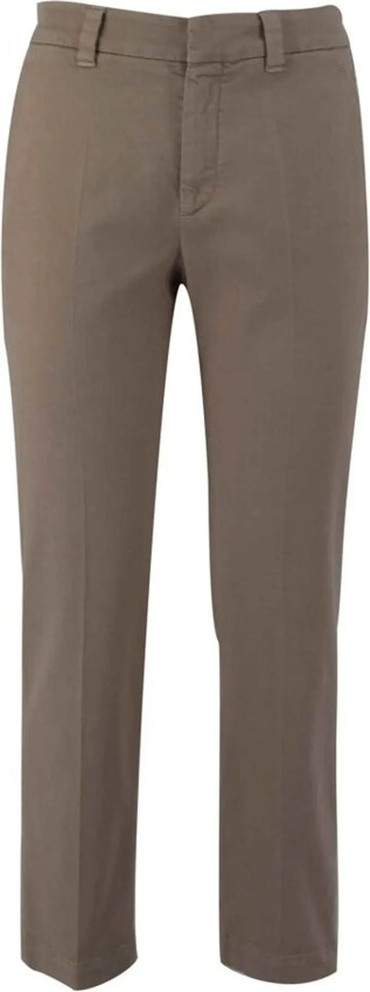 Brunello Cucinelli Mid-Rise Cropped Chino Trousers