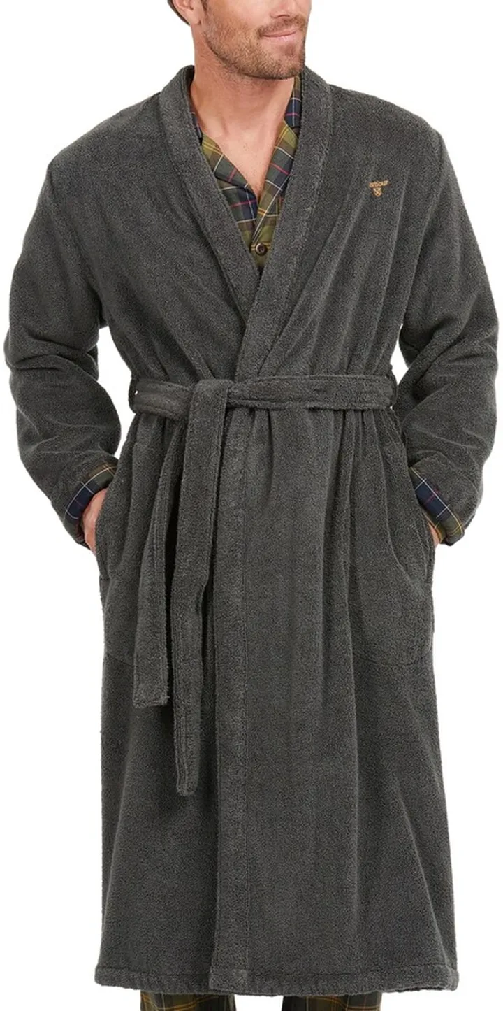 Barbour Men's Tartan Trim Robe