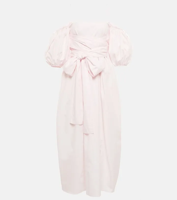 Joel cotton poplin midi dress