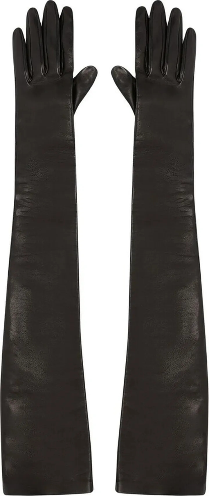 Lambskin Elbow-Length Gloves
