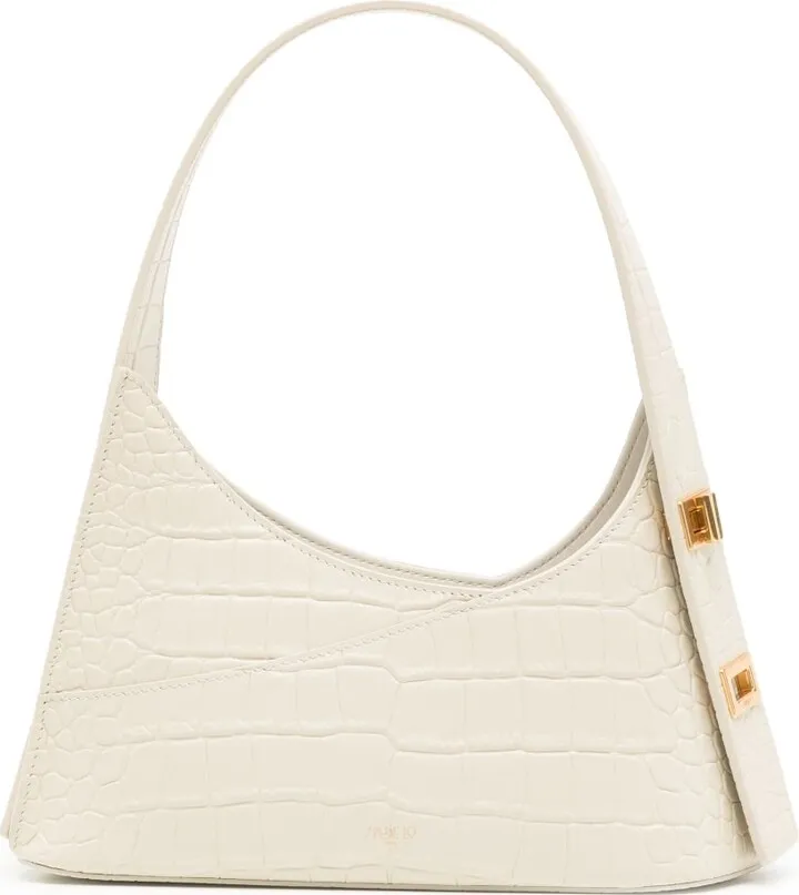 Small Embossed-Crocodile Effect Leather Bag