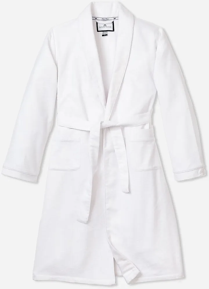 Petite Plume™ men's flannel robe