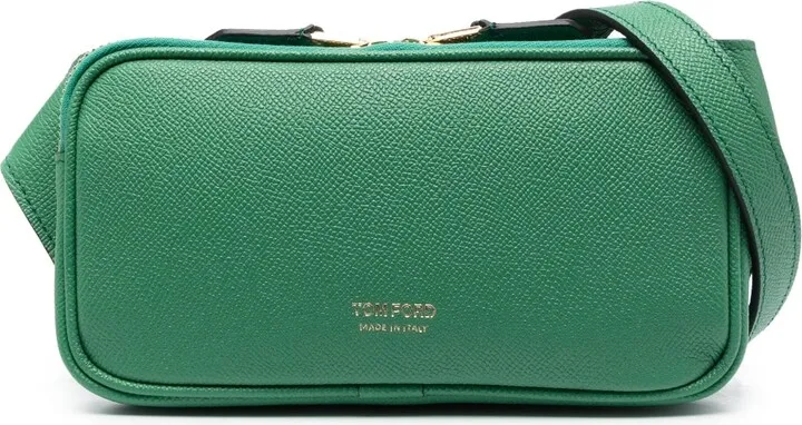 Logo-Detail Leather Belt Bag