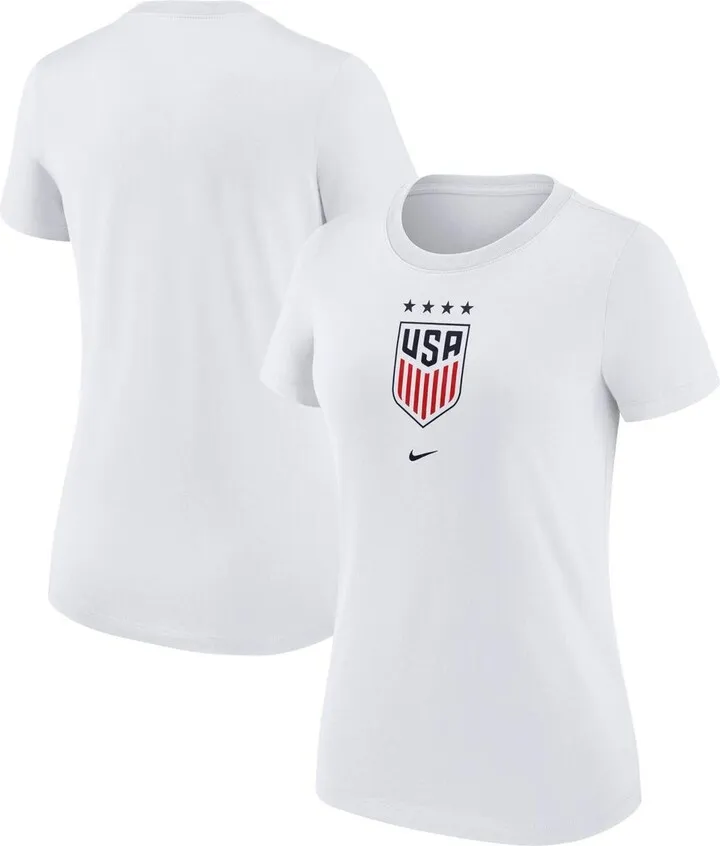 Women's Nike White Uswnt Crest T-shirt