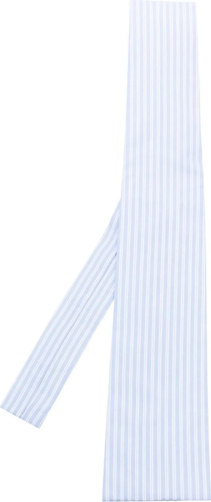 Vertical-Stripe Cotton Poplin Tie