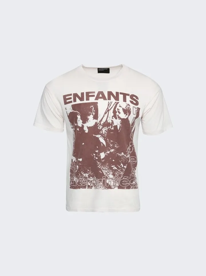 Boys Smoking T-Shirt White and Red
