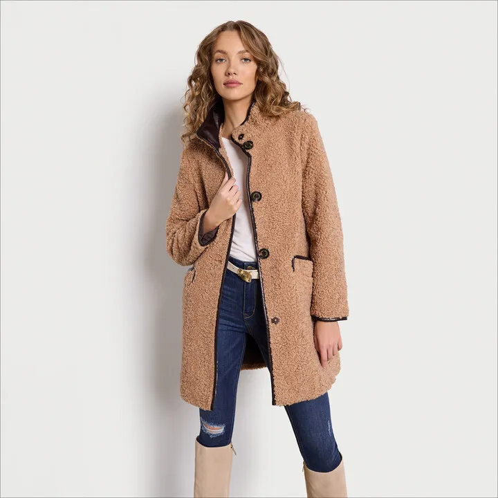 Faux Shearling Coat