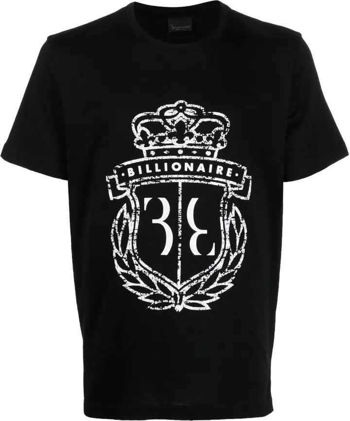 logo-print detail T-shirt