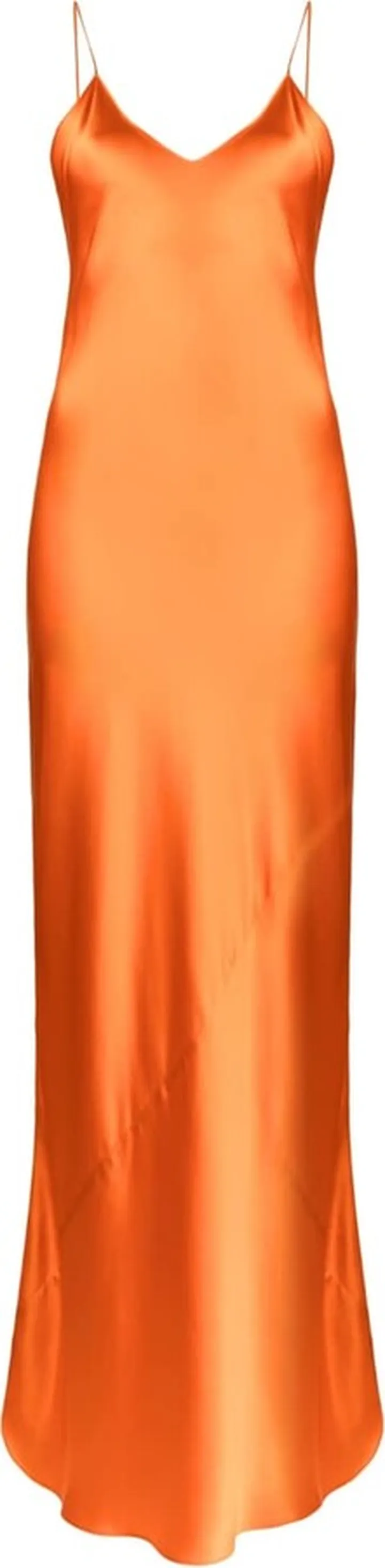 Cami silk-satin gown