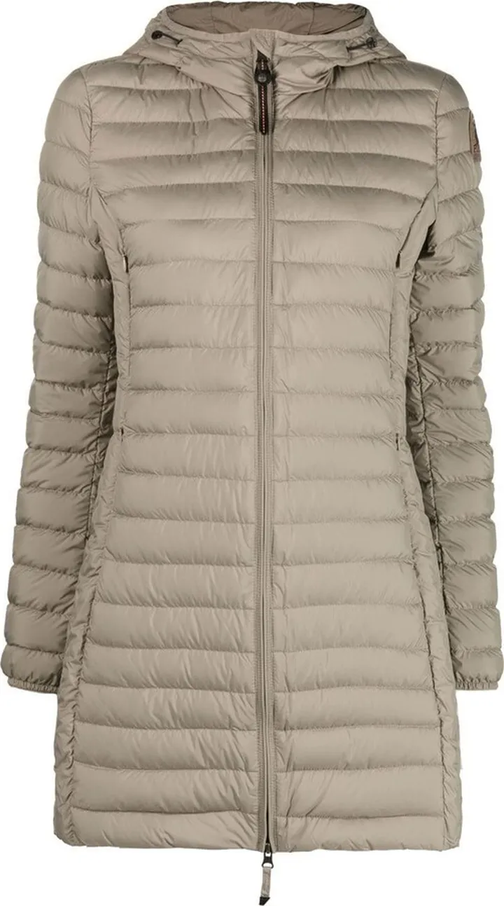 Irene hooded quilted coat