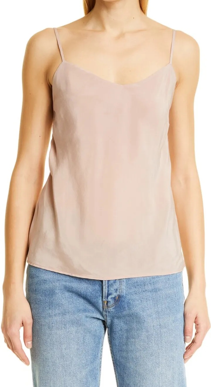 Scarlet Matte Satin Camisole