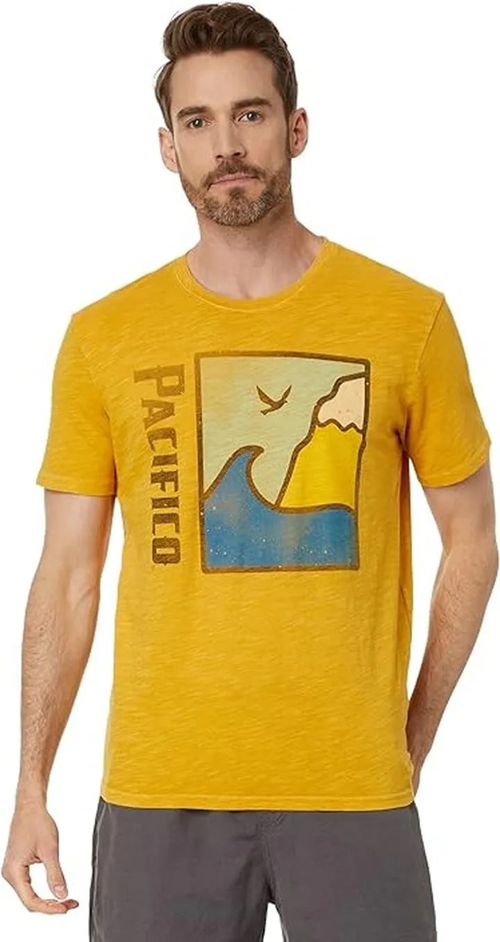 Lucky Brand Pacifico Tee (Golden Spice) Men's Clothing