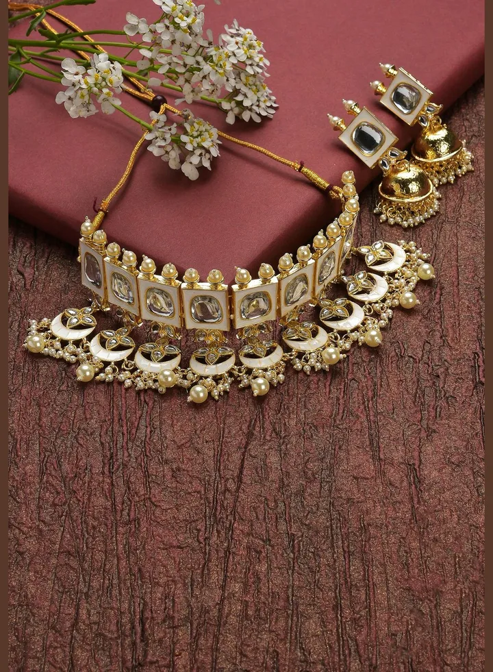 Kundan Gold Plated Necklace Set