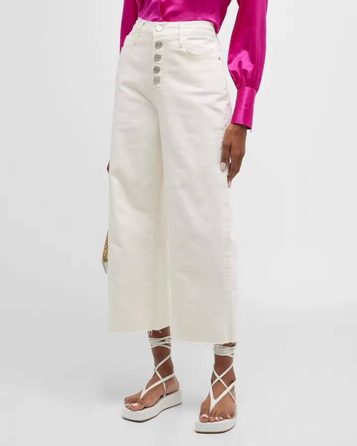 Ali Cropped Wide-Leg Jeans