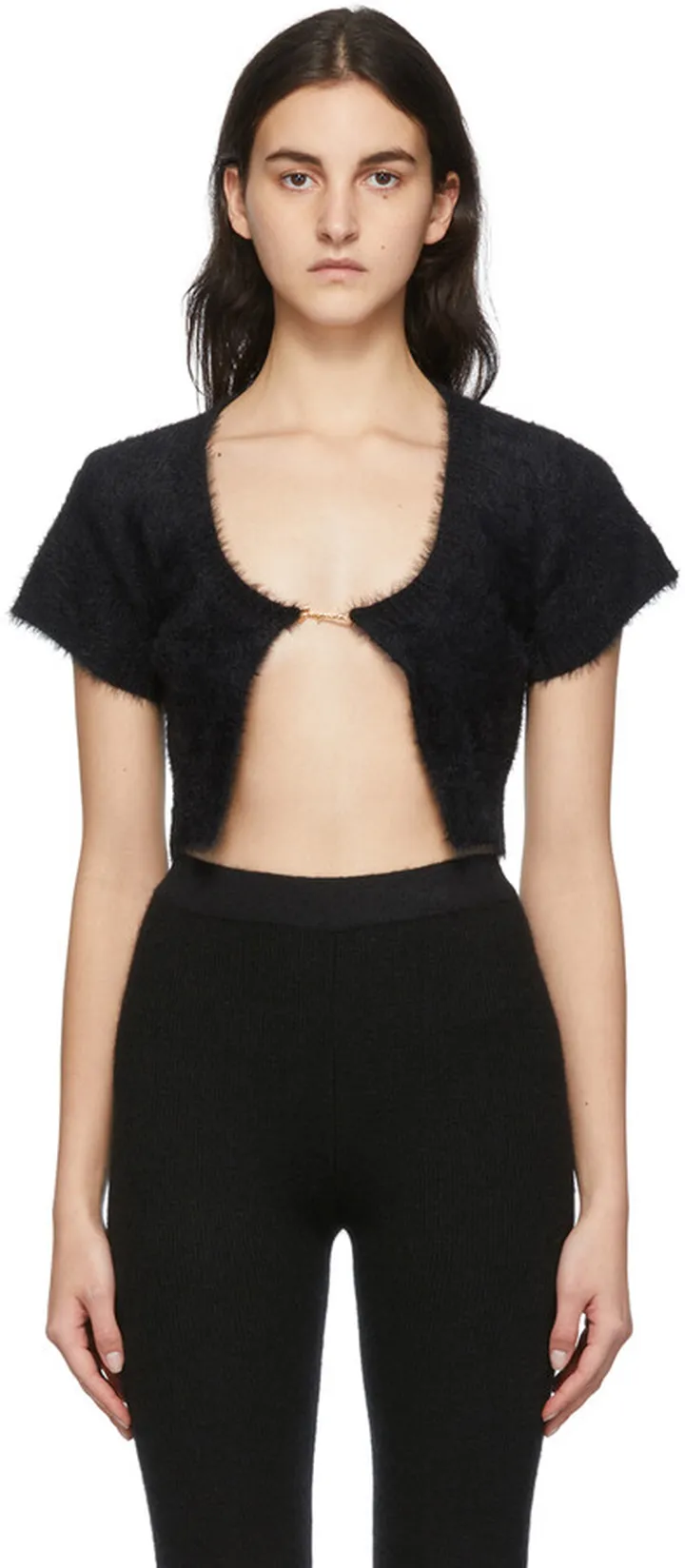 Jacquemus Black 'La Maille Neve' Cardigan