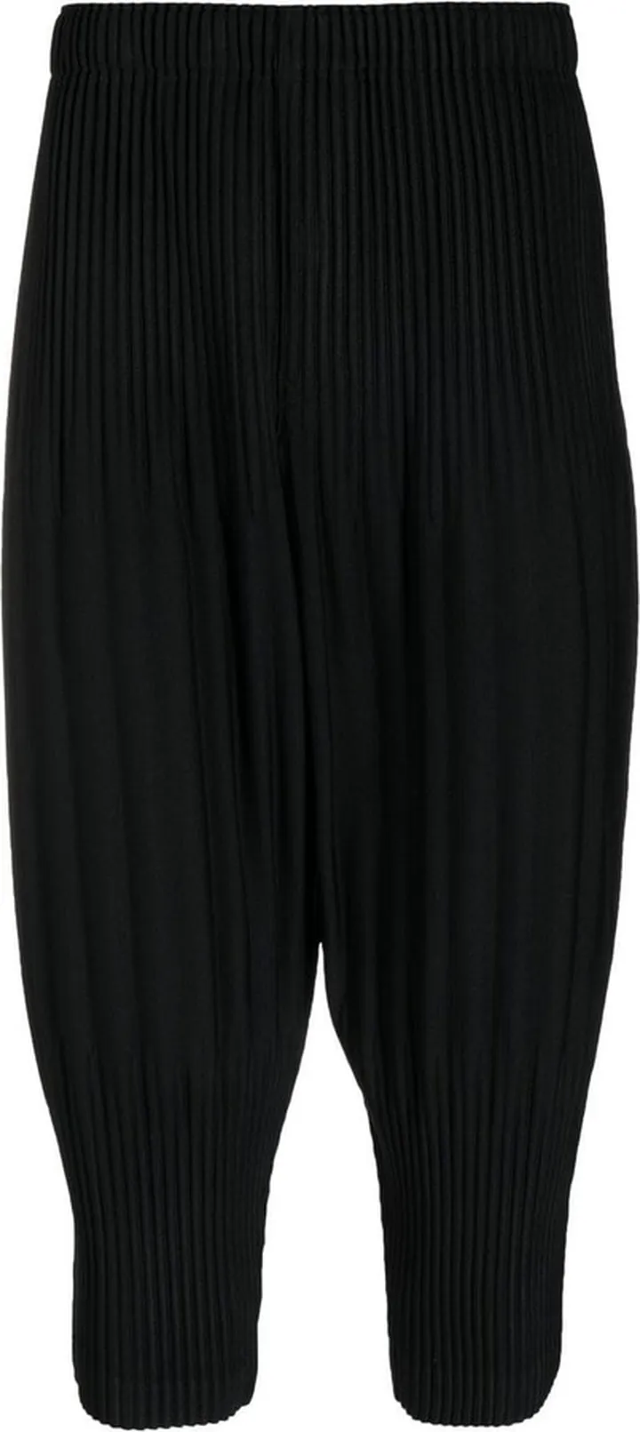 Cropped Tapered Leg Trousers