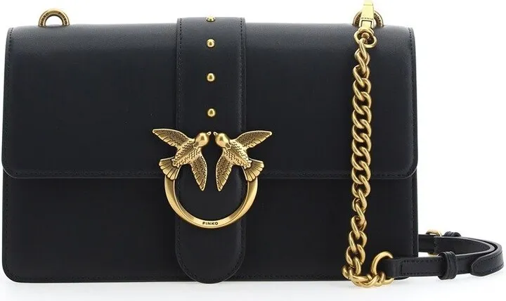 Pinko Love One Classic Logo Plaque Crossbody Bag