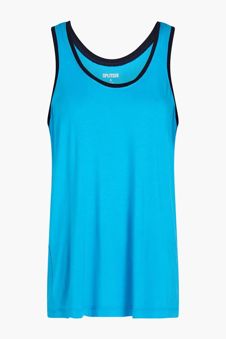 Stretch-jersey tank